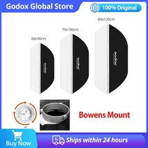 소프트박스 사진 촬영 조명 호환 Godox 스피드라이트 스튜디오 스트로브 플래시 반사 디퓨저 보웬스 마운트 SK400II 용 60x90cm 70x100cm 80x120cm, 3.80x120cm, 1개