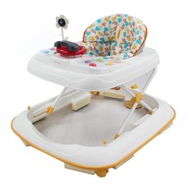 마리꼬베베 시원한 여름 인견시트 접이식 아기 보행기, 혼합색상-인견과일+식판