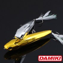 편집샵 털보낚시 털보낚시 다미끼 램블러 120-RAMBLER., 502C 크롬골드
