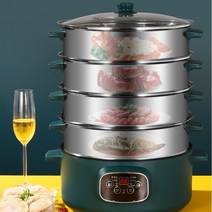 화목보일러 가정용화목보일러 가정용전기보일러가정용 다기능 증기선 보일러 전기 대형 쌀 롤, 스마트 3단 32cm