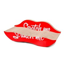 [바보사랑] 헙스 골판지 소파형 입술 스크래쳐, 상세 설명 참조, 색상:핑크