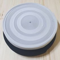 고탄력 이중직 허리고무밴드 10미리 ~ 50미리 ( 1롤 한타래 ), 20미리 50마 1롤, 흰색