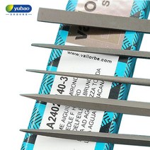 스위스 스틸 줄 납작한 원형 삼각형 머리핀 다이아몬드 고급 파일 금은 주얼리 연마 도구, 03 3_05 하프 라운드_02 180mm