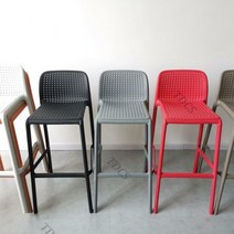 북유럽 바 의자 미드센추리모던 허먼밀러 에어론 칼한센 프리츠한센 고급 체어, 브라운 커피 55Cm/단일사이즈