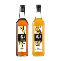 1883 바닐라 시럽 1000ml+1883 패션프릇 시럽 1000ml