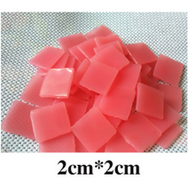 럭키아트 DIY 보석십자수 부자재 핑크펜 트레이 등, 고채풀2*2CM 10개, 1개