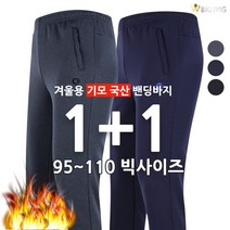 더빅보스 AT겨울기모무지트레이닝(1+1) 남성 하의 밴딩 바지