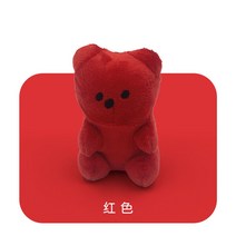 하리보 인형 강아지 동물 애착 미니 젤리 5컬러 곰, 레드