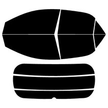 로톰 모닝 측후면 썬팅필름 DIY 셀프 열차단 썬팅지, 올뉴모닝/더뉴모닝 (11-16), RTF-1S 25 (연함), 기아