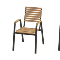 야외 카페 펜션 고급스러운 디자인 등받이 의자 C 매장 레스토랑, 오크