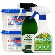 [에이치플러스몰] .곰팡이/습기 제거(스프레이1개 곰팡이차단스프레이1개 습기제거제2개), 상세 설명 참조