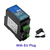 산업 ZLAN5207M 직렬 포트 서버 두 RS485 이더넷 Modbus 게이트웨이 MQTT 가이드 에지 컴퓨팅 모듈 RTU to TCP, [02] EU