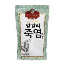 [사은품 건강간식 증정] (주)인산가 정품 프리미엄 알칼리 죽염 과립 1Kg+ 홍삼애크런치(49g) /인산죽염, 1kg, 1개, 1000g