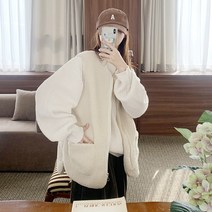 애플망고옷장 겨울 가벼운 양털 덤블 원이조끼 베스트