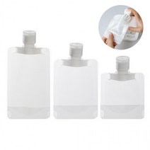 화장품 소분 용기 휴대용 리필 튜브용기 투명파우치, 50ml