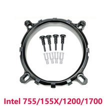 컴퓨터 CPU쿨러 컴퓨터 마더보드용 CPU 쿨러 팬 브래킷 홀더 LGA 775/1150/1151/1155/1366/1200/1700 소켓, 02 or Intel cpu 3