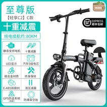 전기 배달 자전거 접이식 가성비 충전식 소형 전동 출퇴근용 고성능 소형 미니 라이딩, 48V, 0Ah, 옵션14