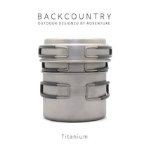[BACKCOUNTRY] 티타늄 포트세트, 쿠커 A세트