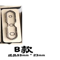 가죽공예독학 캔버스 커팅 나이프 금형 2 디자인 중공 펀치 도구 목재 다이, B