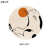 캐릭터 큐티 키즈룸 원형 카펫 거실 카펫 침실 침대 옆 매트 곤돌라 컴퓨터 의자 매트 도매