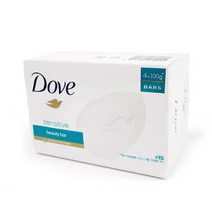 도브 비누 4P 화장실 욕실 손비누 비누브랜드 아침세안비누 얼굴비누, 도브 센서티브 뷰티바4개입