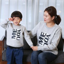 쥬스토리 가족티 기모 맨투맨 커넥티드