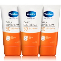 유니레버 바세린 데일리 썬크림 선크림 SPF50+PA++++ 2~3개, [AA2] 바세린 데일리 썬크림 3개