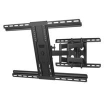 SANUS 42인치-90인치 TV용 프리미엄 풀 모션 TV 마운트 - 대형 TV용 견고하고 매끄러운 확장 회전 및 틸트 - 삼성 LG Vizio TCL 등에 맞는 범용 디자