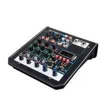 마이크 4 채널 USB 오디오 믹서 무선 스튜디오 사운드 블루투스 REC DJ 콘솔 가라오케 팟 캐스트 믹싱 양호, 01 SM-2