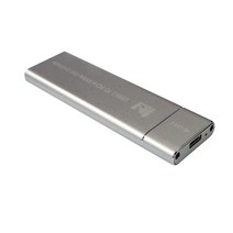 인네트 C타입 USB3.1 NVMe M.2 SSD 외장 케이스 실버 IN-SSDM2ASILVER