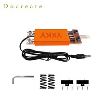 Docreate-스폿 용접 펜 통합 스폿 용접기 18650 배터리 트리거 용 자동 트리거 포함 미니 스폿 용접, 05 Orange