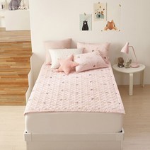 [오늘출발] 세사온라인 슈퍼싱글 리틀레빗 알러지케어 방수패드 밴드형, 코랄