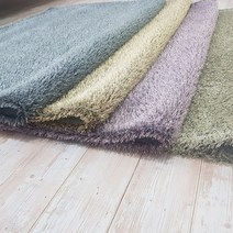 장모 거실 사각 러그 샤그 소음방지 먼지없는 카페트 국내생산 100x150cm