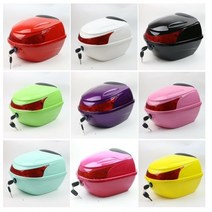 짐받이 바구니 작은 전원 자전거 꼬리 상자 전기 자동차, 타입1 하늘색