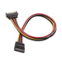 Cable Matters 3팩 15핀 SATA 전원 연장 케이블 30.5cm(12인치) SATA 전원 케이블 하드 드라이브 전원 케이블 SSD 전원 케이블, 12 Inches