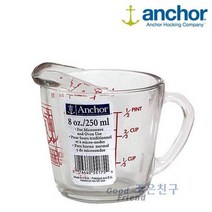 션턬필슈@앵커 글라스 계량컵 250ml 눈금 제빵 가정용 플라스틱 주방 다용도 손잡이 투명/*캐, 션턕욥션!!, 션턕욥션!!