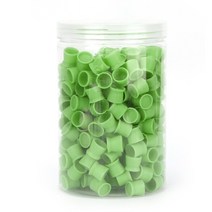 300pcs 문신 잉크 안료 컵 일회용 실리콘 눈썹 립 눈 대 한 기본 용품, 한개옵션1, 01 green