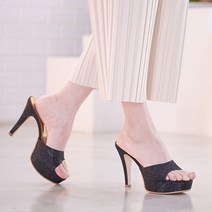 [국내제작] 쎄느 가보시 하이힐 슬리퍼 (굽 11cm) 가보시힐 스틸레토힐 힐슬리퍼 뮬힐 가보시슬리퍼 굽높은슬리퍼 토오픈힐 굽있는슬리퍼 슬리퍼힐 11cm힐