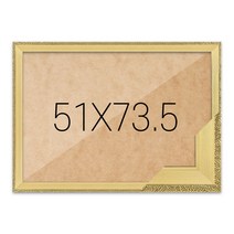 퍼즐액자 51x73.5 고급형 슬림 앤틱 퓨어골드, 단품