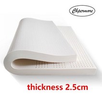 Chpermore-100% 천연 라텍스 다다미 매트리스 커버 2.5/5/7.5/10cm 매트리스 패밀리 침대보 킹 퀸 트윈 풀 사이즈, style 1 (2.5cm)