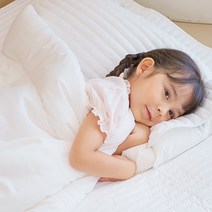 아리베베 유아 신생아 태열 사계절 냉감 쿨 베개커버, 냉감 스퀘어, 베개세트(커버+솜)