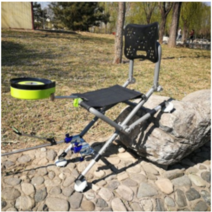 각도조절 낚시의자 등받이 접이식 알루미늄 의자 발받침대 스파이크형 오리발 조절가능 갯바위, 옵션2