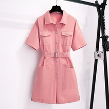 점프수트 여성복 여름 2022년 양기 작은 키 허리 걷어 날씬해 보이다