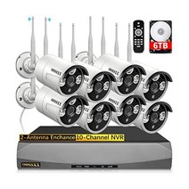 WiFi 강화를 위한 듀얼 안테나 AI 인간 감지 2K 3.0MP 무선 보안 카메라 시스템, 90 Days Storage 8-Cam