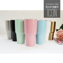 군인텀블러 벤티텀블러 친환경텀블러 1리터, 06.몬스터텀블러-파스텔민트