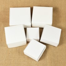 선물 포장 박스 6pcs 크래프트 종이 상자 마블 스타일 diy 수제 사탕 초콜릿 생일 파티 웨딩 장식 크리스마스, 9x9x4cm, 흰색 공백
