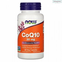 나으푸드 코Q10 30 mg 60정 2개월분 코엔자임 코엠자임 Q10 코쿠텐