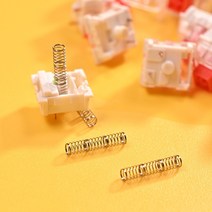 Kailh 박스 스위치 스프링 3 단계 110 개 기계식 키보드 화이트 블랙 브라운 블루 레드 제이드 네이비 롱 샤프트 킬로나, [04] Force 71.5g