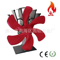 화목난로 연통 캠핑 가정용 화덕 소각로6Blade Heat Powered Stove Fan Mini Fireplace Log Wood Burner Ec, 06 YL605 F