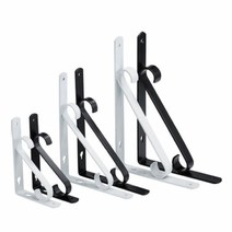 선반받침대 꺽쇠 2005 까치발 고정선반대 블랙 화이트 사이즈선택 벽선반지지대, 250x300화이트